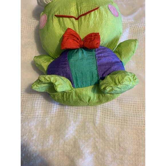 Vintage Sanrio Keroppi Puffalump Plush Toy Frog - Picture 9 of 10